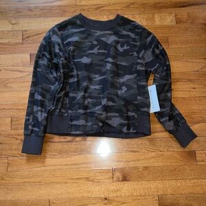 NWT Athleta Farallon Camo Sweatshirt - size small